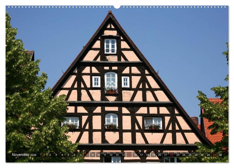 Produktbild: Bummel durch Forchheim (Wandkalender 2026 DIN A2 quer), CALVENDO Monatskalender