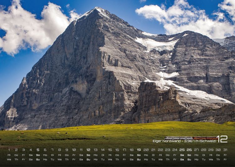 Produktbild: Die Alpen - dem Himmel so nah - 2027 - Kalender DIN A3