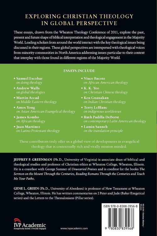 Produktbild: Global Theology in Evangelical Perspective