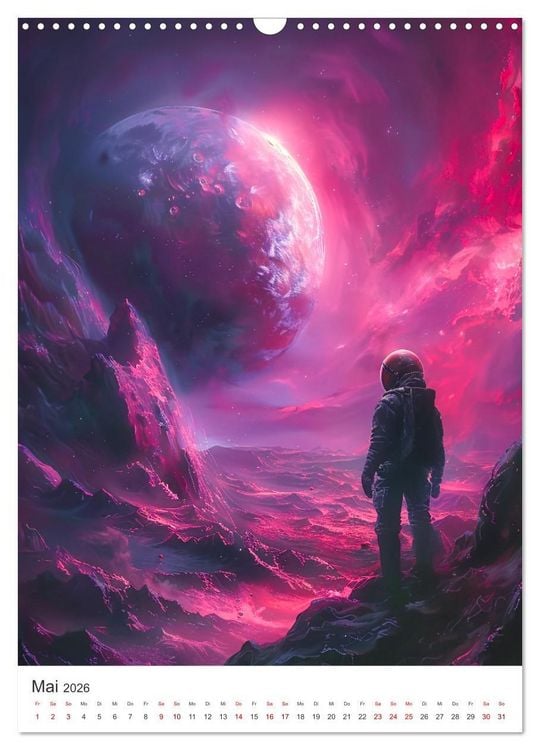 Produktbild: Explorer - Die Entdeckung des Alls (Wandkalender 2026 DIN A3 hoch), CALVENDO Monatskalender