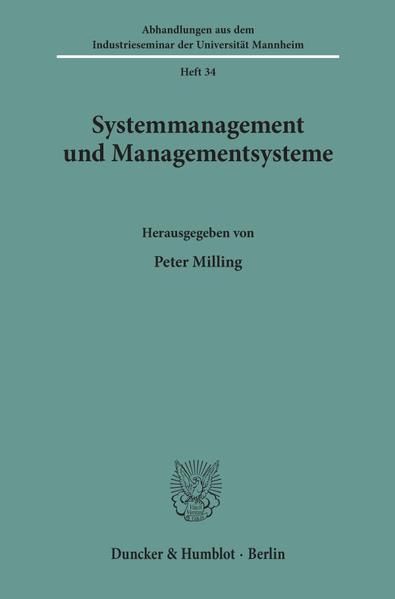 Produktbild: Systemmanagement und Managementsysteme.