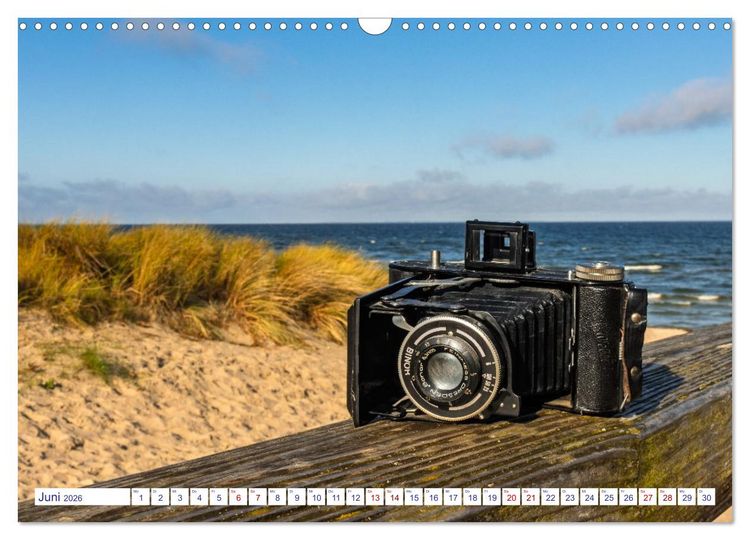Produktbild: Alte Fotoapparate, Augenzeugen der Zeit (Wandkalender 2026 DIN A3 quer), CALVENDO Monatskalender