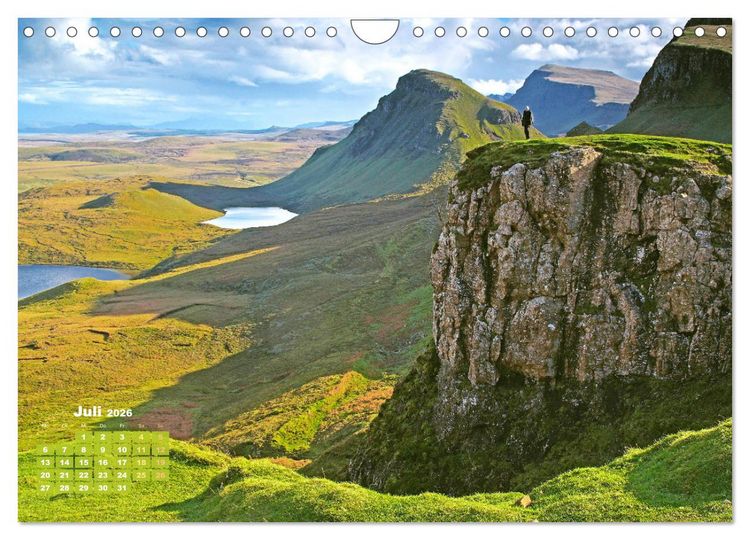 Produktbild: Naturschauspiele in Schottland (Wandkalender 2026 DIN A4 quer), CALVENDO Monatskalender