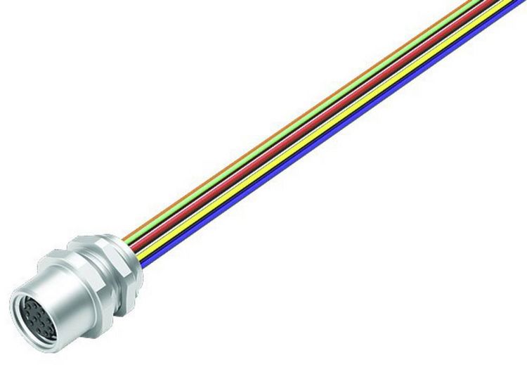 Produktbild: Binder 76 6218 1118 00012-0200 Sensor-/Aktor-Steckverbinder, konfektioniert M8 Buchse, Einbau vertikal 1 St.