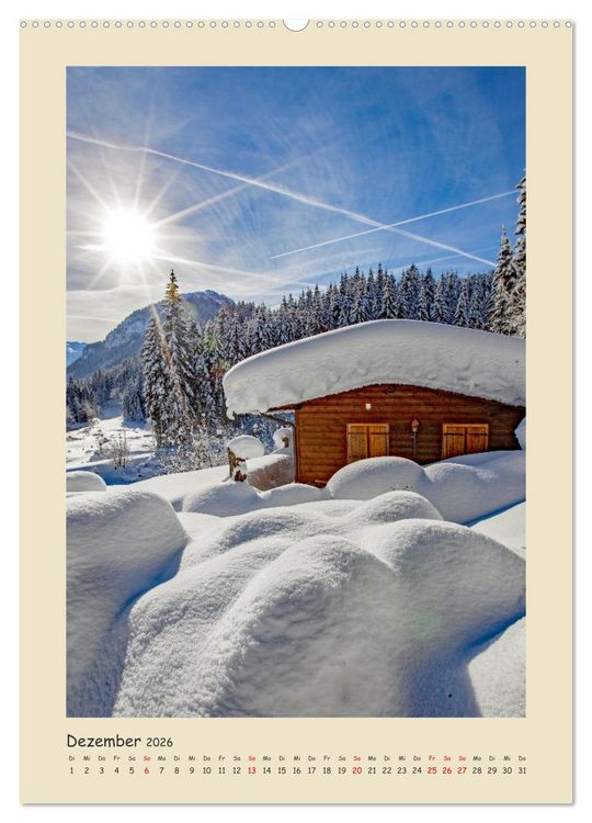 Produktbild: Ein Herz f&uuml;r Flachau (Wandkalender 2026 DIN A2 hoch), CALVENDO Monatskalender