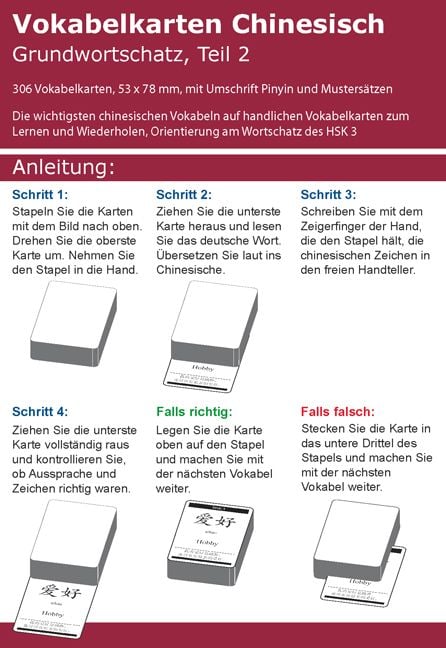 Produktbild: Vokabelkarten Chinesisch