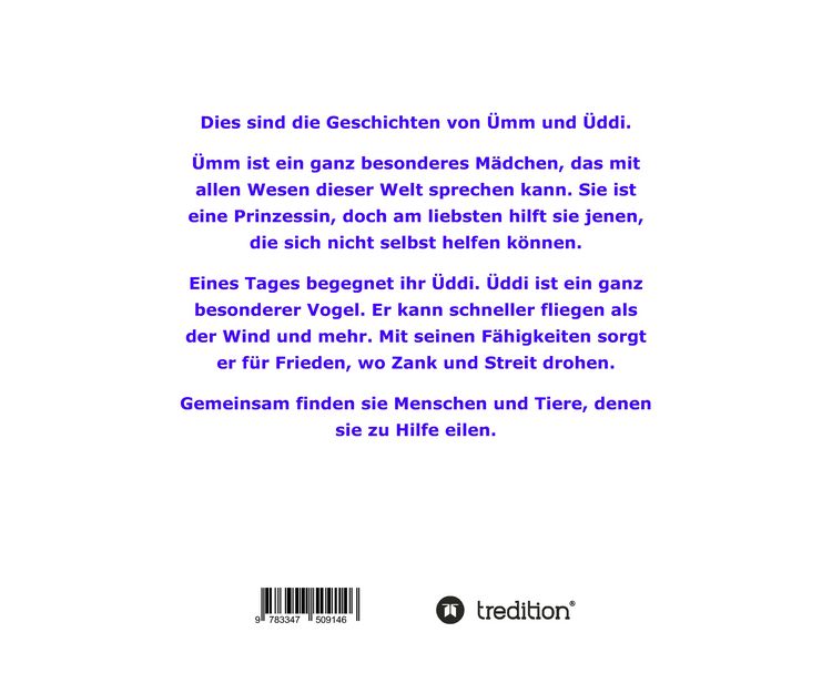 Produktbild: Kinderbuch &Uuml;mm und &Uuml;ddi