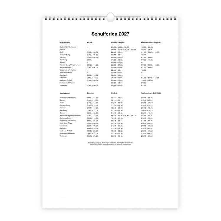 Produktbild: TR&Ouml;TSCH - Gro&szlig;bildkalender XL Familienplaner 2027 mit 6 Spalten