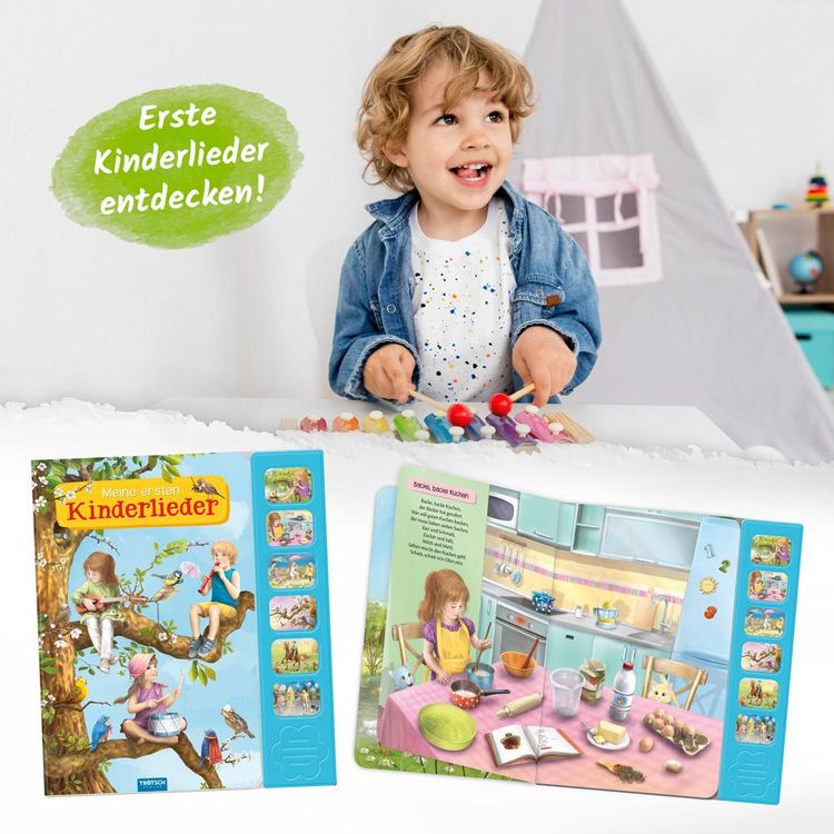 Produktbild: Tr&ouml;tsch Soundbuch Meine ersten Kinderlieder