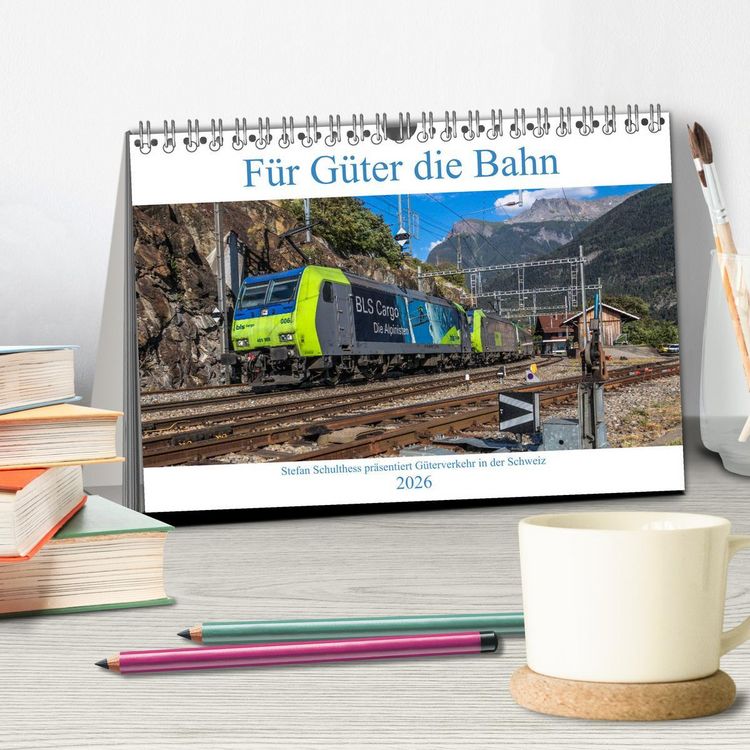Produktbild: F&uuml;r G&uuml;ter die Bahn (Tischkalender 2026 DIN A5 quer), CALVENDO Monatskalender