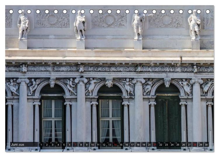 Produktbild: VENEDIG charmante Details (Tischkalender 2026 DIN A5 quer), CALVENDO Monatskalender