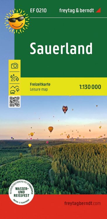 Produktbild: Freytag & berndt Freizeitkarte Sauerland 1:130.000