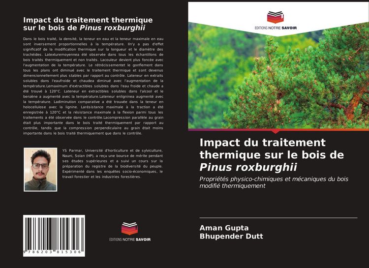 Produktbild: Impact du traitement thermique sur le bois de Pinus roxburghii