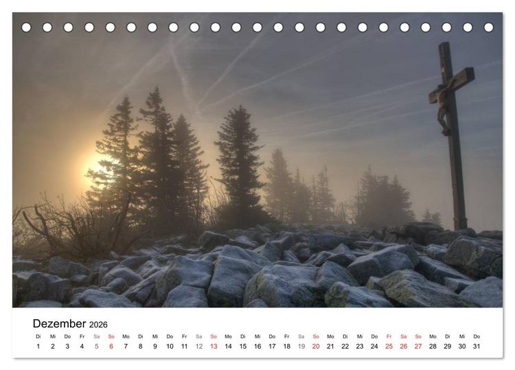 Produktbild: Impressionen Passauer Land, Bayrischer Wald, Grenzland (Tischkalender 2026 DIN A5 quer), CALVENDO Monatskalender