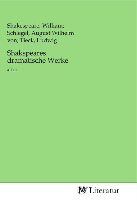 Produktbild: Shakspeares dramatische Werke