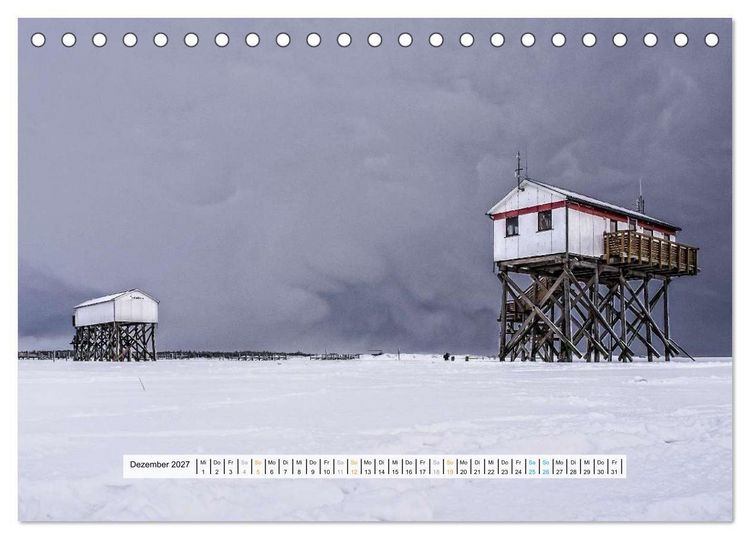 Produktbild: St. Peter-Ording (Tischkalender 2027 DIN A5 quer), CALVENDO Monatskalender