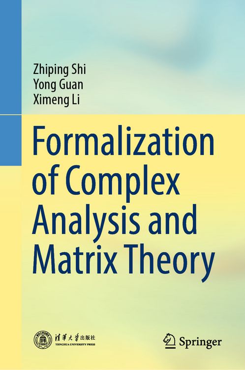 Produktbild: Formalization of Complex Analysis and Matrix Theory
