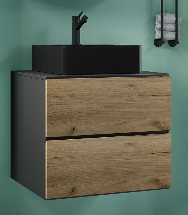 Produktbild: 2-tlg. Waschplatz Waschtisch Lendas S Schublade BL