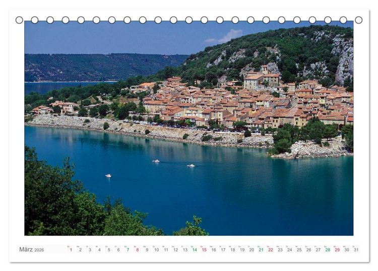 Produktbild: Farbenfrohe Provence (Tischkalender 2026 DIN A5 quer), CALVENDO Monatskalender