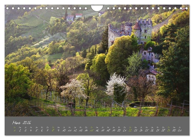 Produktbild: Romantisches S&uuml;dtirol (Wandkalender 2026 DIN A4 quer), CALVENDO Monatskalender