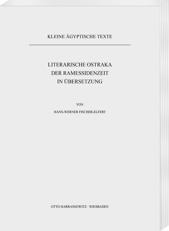 Produktbild: Literarische Ostraka der Ramessidenzeit in &Uuml;bersetzung