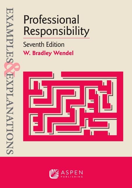 Produktbild: Examples & Explanations for Professional Responsibility