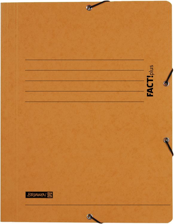 Produktbild: Brunnen Sammelmappe FACT! orange Gummizug