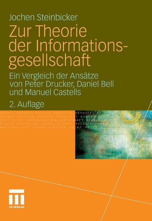 Produktbild: Zur Theorie der Informationsgesellschaft