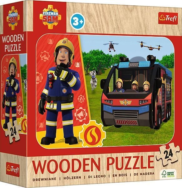Produktbild: Holz Puzzle Junior 24 - Feuerwehrmann Sam