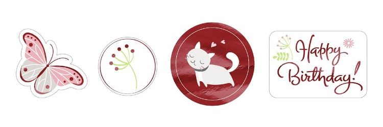 Produktbild: Designkarton "Romance"