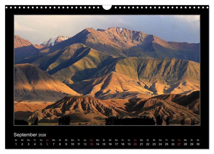 Produktbild: Unbekanntes Kirgistan (Wandkalender 2026 DIN A3 quer), CALVENDO Monatskalender