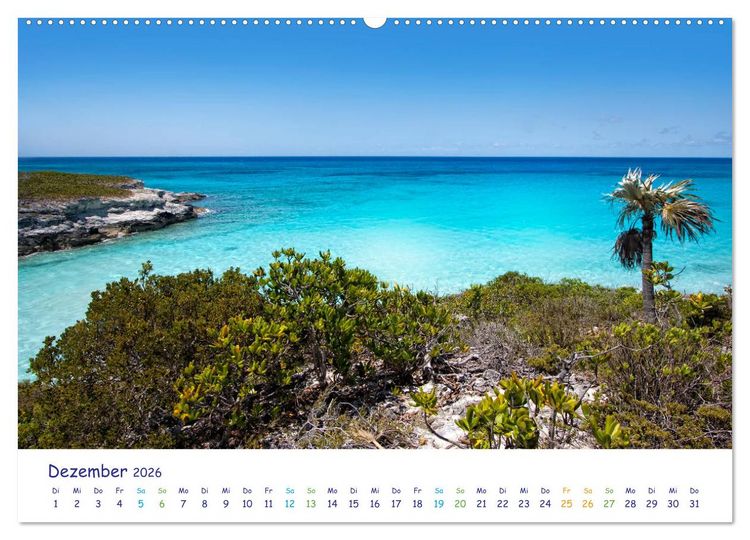 Produktbild: Bahamas-Eleuthera unterwegs am Lighthouse Beach (Wandkalender 2026 DIN A2 quer), CALVENDO Monatskalender
