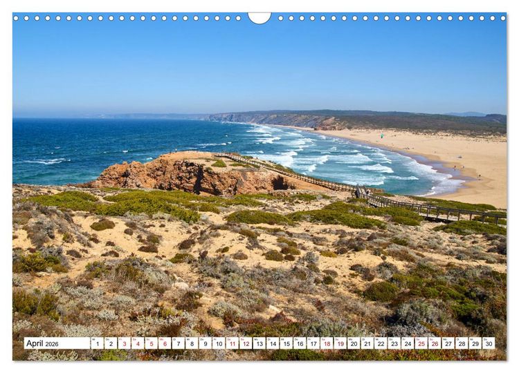 Produktbild: Algarve - Die wilde Westk&uuml;ste Costa Vicentina (Wandkalender 2026 DIN A3 quer), CALVENDO Monatskalender