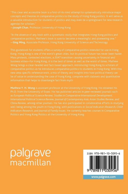 Produktbild: Comparative Hong Kong Politics