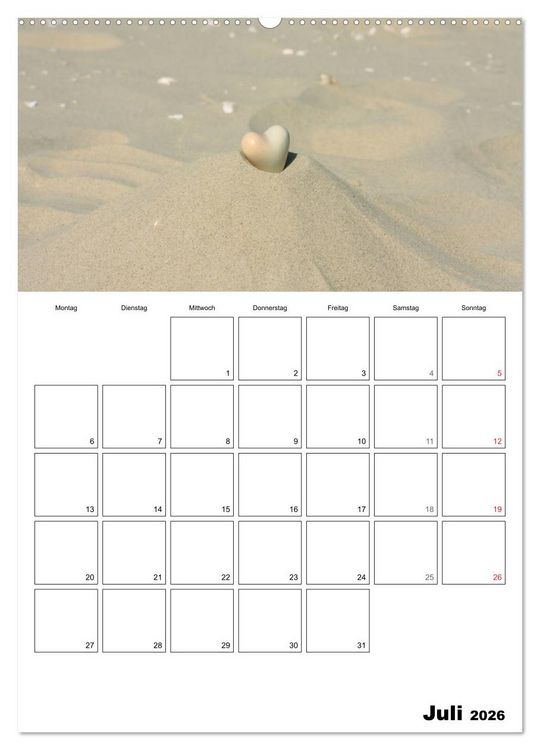 Produktbild: Ein herzliches Jahr (hochwertiger Premium Wandkalender 2026 DIN A2 hoch), Kunstdruck in Hochglanz