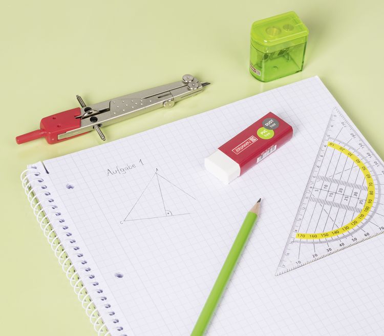 Produktbild: Brunnen Radiergummi wei&szlig; 6x2cm