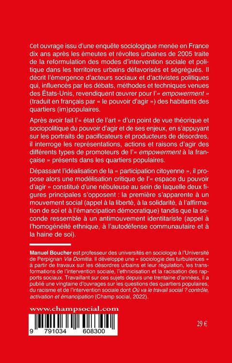 Produktbild: Nebuleuse du pouvoir d'agir emp