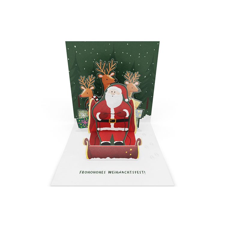 Produktbild: Doppelkarten Pretty Pop-Up Cards Weihnachtsw&uuml;nsche