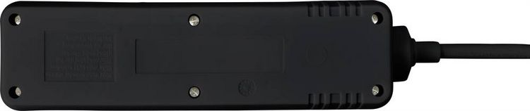 Produktbild: Sygonix SY-4890984 Steckdosenleiste mit Schalter 3fach Schwarz Schutzkontakt 1St.