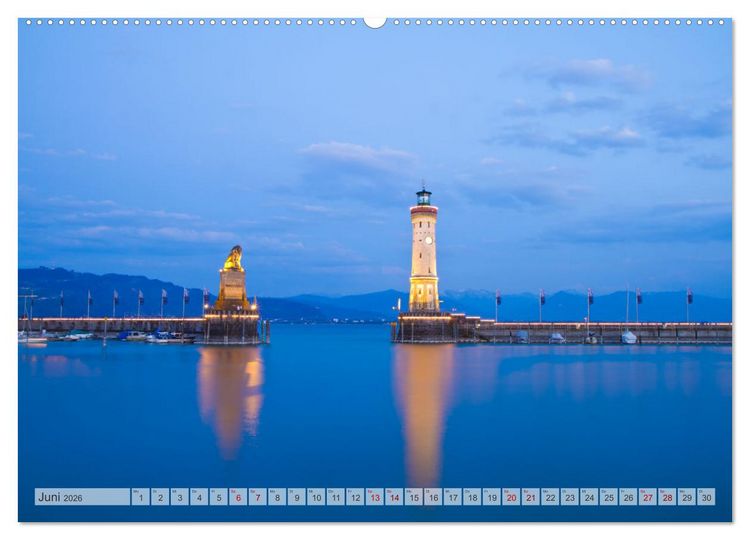 Produktbild: Momente am Bodensee (hochwertiger Premium Wandkalender 2026 DIN A2 quer), Kunstdruck in Hochglanz