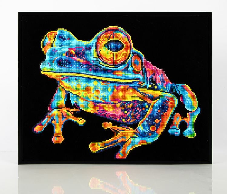 Produktbild: DIAMOND DOTZ - Diamond Painting Neon Baumfrosch