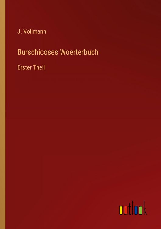 Produktbild: Burschicoses Woerterbuch