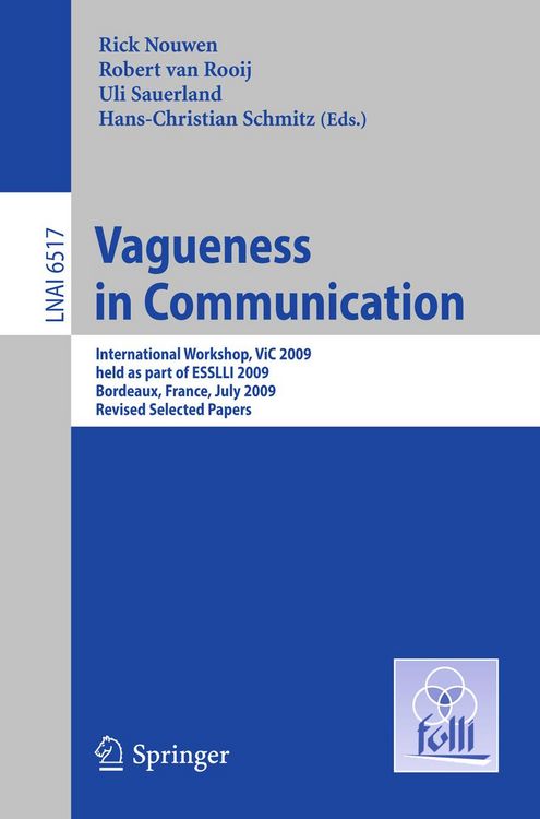 Produktbild: Vagueness in Communication
