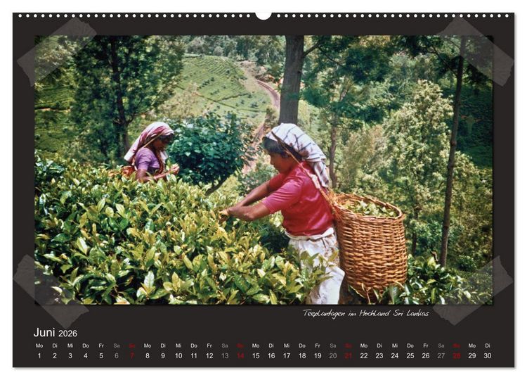 Produktbild: Sri Lanka anno 1986 (Wandkalender 2026 DIN A2 quer), CALVENDO Monatskalender