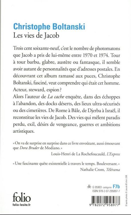 Produktbild: Boltanski, C: Vies de Jacob