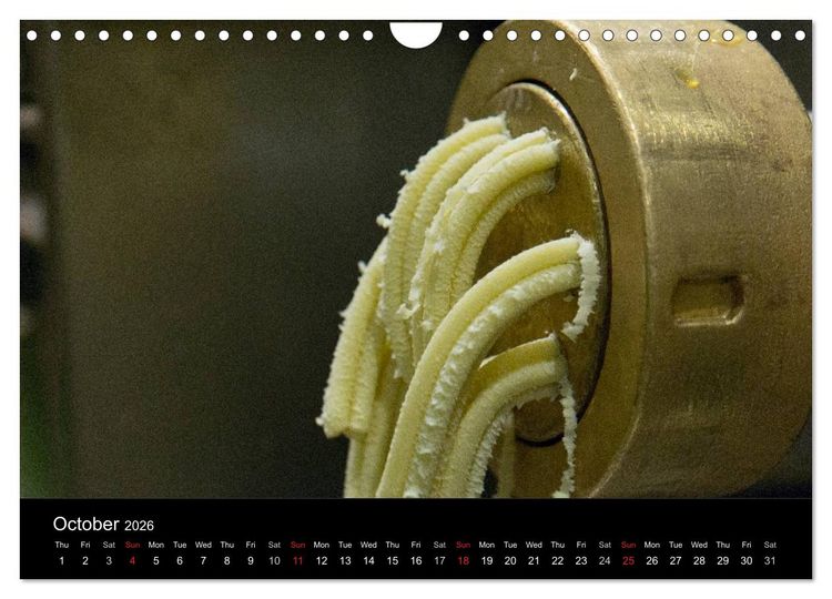 Produktbild: PASTA (Wall Calendar 2026 DIN A4 landscape), CALVENDO 12 Month Wall Calendar