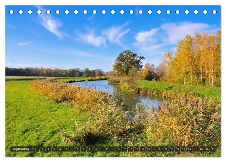 Produktbild: Spreewald - Malerische Kulturlandschaft in Brandenburg (Tischkalender 2026 DIN A5 quer), CALVENDO Monatskalender
