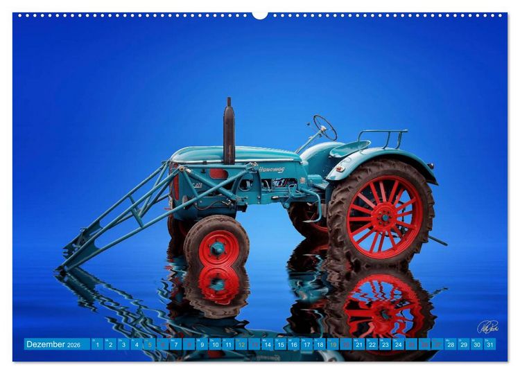 Produktbild: Traktor - Oldtimer (Wandkalender 2026 DIN A2 quer), CALVENDO Monatskalender