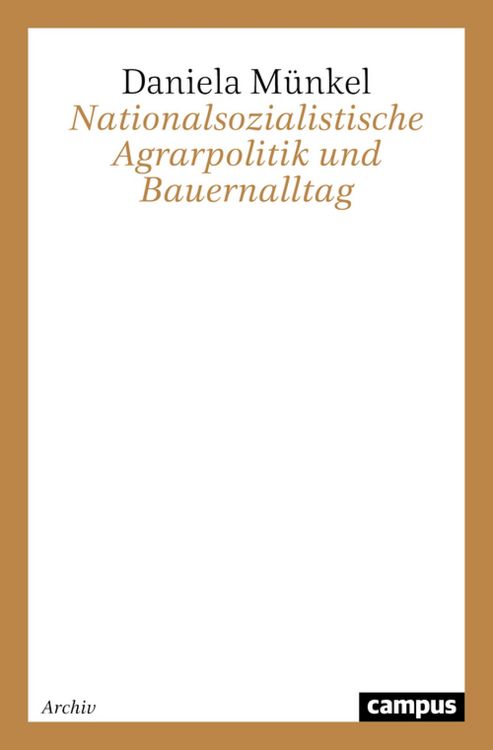 Produktbild: Nationalsozialistische Agrarpolitik und Bauernalltag