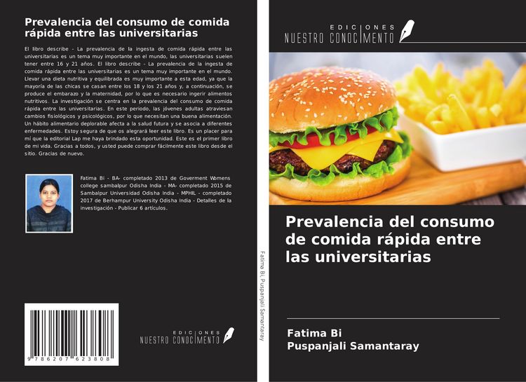 Produktbild: Prevalencia del consumo de comida r&aacute;pida entre las universitarias